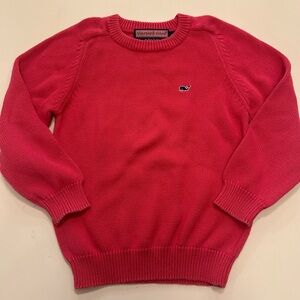 Vineyard Vines Pink Girls Sweater 100% cotton Size 6